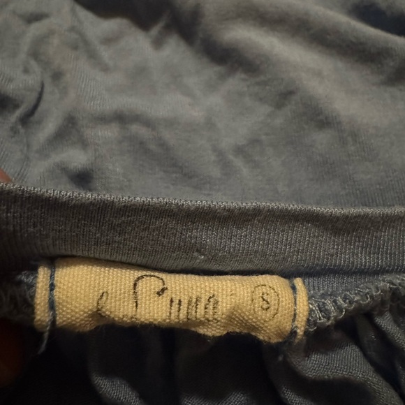 Floral Sleeve Women's Blouse in Blue - Picture 3 of 4